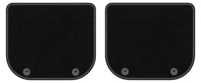 Image de Tapis arrière en moquette pour Audi A3 8L 1996-2001 (à hayon) – 2 pièces, noirs, sur mesure – Wielganizator LUX