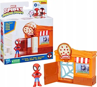 Produktbild von Marvel Spidey and His Amazing Friends Stadtgebäude Pizzeria, 3 Jahr(e)