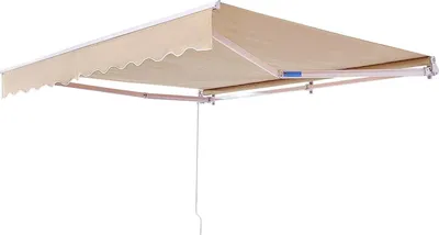 Zdjęcie produktu dla Markiza tarasowa 3,6x3m osłona przeciwsłoneczna ręczna, wodoodporna, balkon