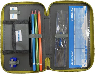 Produktbild von DONAU 6776100-16 Schüleretui Motiv Pferd, gefüllt