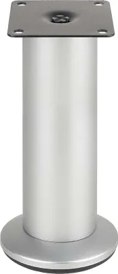 Produktbild von FS001 150 mm verstellbarer Möbelfuß, matt verchromt