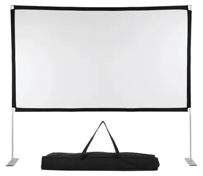 Produktbild von Projektionsleinwand 100 Zoll - 4K HD Projektorbildschirm - Tragbare Projektionsleinwand mit Tragetasche - 204x233 cm