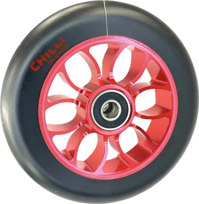Produktbild von Chilli Pro Stunt-Scooter Rolle spoked Reaper Grim 110mm Rot/PU Schwarz