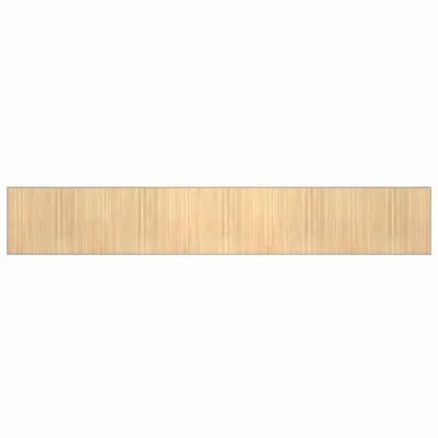 Image de vidaXL Tapis Rectangulaire Clair Naturel 80x1000 cm Bambou