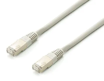 Produktbild von Equip Cat.6A Platinum S/FTP Patchkabel, Grau, 0.5m, 10pcs/set