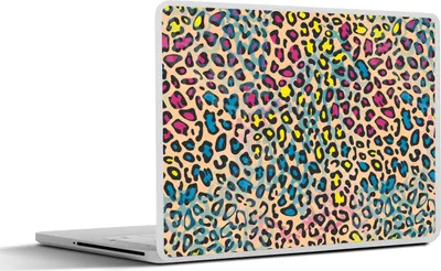 Produktbild von MuchoWow® Laptop Aufkleber Sticker Cover Pantherdruck - Muster - Farben 30x22 cm - Laptop-Sticker