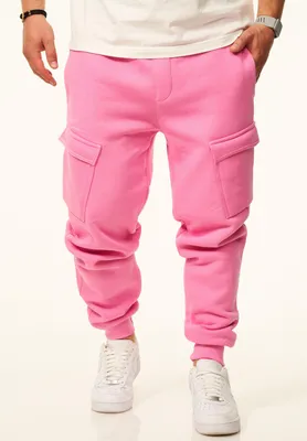 Produktbild von DAILY Baumwolle Herren Jogginghose als Cargohose - Lange Trainingshose Sweatpants Herren Freizeithose mit Bündchen aus Baumwolle im Regular-Fit