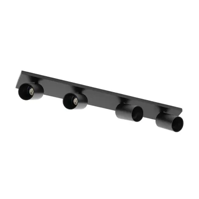 Produktbild von Arcchio Strahler Brinja, schwarz, 65 cm lang, Ø 7 cm, 4-flg.