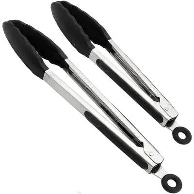 Silikon-Küchenzangen Set 2er (23+30,5 cm) hitzebeständig