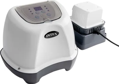 Obrázok produktu pre Intex Krystal Clear Salzwasser System, 17,4 m³, 1 m³/h, 3 g/l, 4 g/h, 3,2 cm, Biela