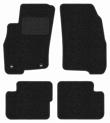 Obrázek produktu pro Velurové autokoberce antracitové pro: Fiat Grande Punto 2005-2009 hatchback, 4 ks