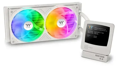 Imagen del producto de Thermaltake Retro 240 Ultra, sistema de refrigeración líquida, 12 cm, blanco