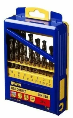 Produktbild von IRWIN BOHRER METALL HSS CO SET 19-tlg.