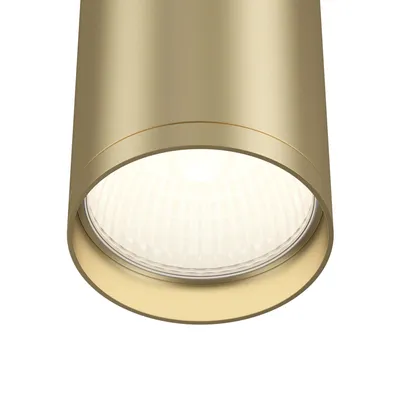 Zdjęcie produktu dla Lampa sufitowa, natynkowa, aluminium, 1-punktowa, matowe złoto