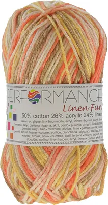 50g Strickgarn Linen Fun Mischgarn Häkelgarn Strick-Garn rosa-rot-braun