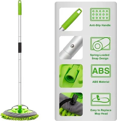 Image de Brosse de nettoyage pour voiture, 160 cm de long, pour voiture, SUV et usage domestique