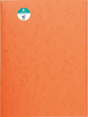 Produktbild von Exacompta Sammelmappe 56409E DIN A4 3Klappen Karton orange