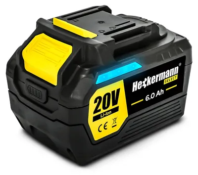 Zdjęcie produktu dla Akumulator do narzędzi Heckermann Select 20V 6Ah AVB20-6
