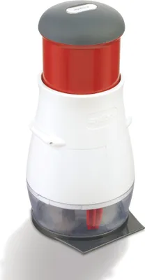 Produktbild von Zyliss Zick Zick 2, Anthrazit, Rot, Weiß, Acrylnitril-Butadien-Styrol (ABS), Aluminium, Polyoxymethylen (POM), Polypropylen (PP), Edelstahl, Edelstahl, 220 mm, 100 mm, 100 mm
