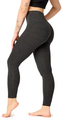 Produktbild von Bellivalini Damen Lange Leggings High Waist  aus Viskose für Sport Yoga Gym BLV50-289 (DunkelMelange, S)