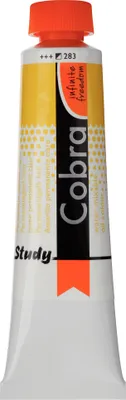 Image de Cobra Study Peinture à l'huile miscible à l'eau Tube 40 ml Jaune Permanent Clair 283