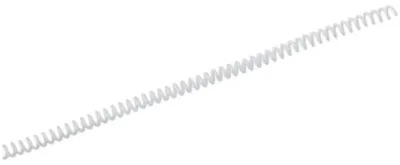 Produktbild von GBC ColourCoil Binderücken, 4:1-Teilung, weiß, 20mm (100), A4, Weiß, 2 cm, 100 Stück(e)
