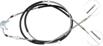 Obrázok produktu pre Lanková parkovacie brzda 3 930 mm bubnová brzda A.B.S. pre napr. FORD FIESTA