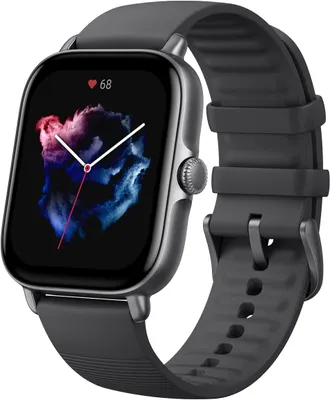 Produktbild von Amazfit GTS 3 Smartwatch 42mm mit Alexa, GPS, 150+ Sportmodi, SpO2, Herzfrequenz, Schlafmonitor, 5ATM wasserdicht, Zepp OS