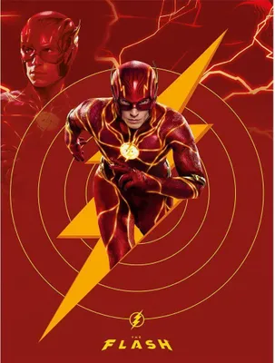 Produktbild von The Flash - Leinwanddruck "Energy" PM6434 (80 cm x 60 cm) (Rot/Gelb)