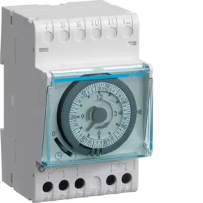 Image de HAGER EH171 Minuterie hebdomadaire 1 W/16 A 3-pôles, analogique