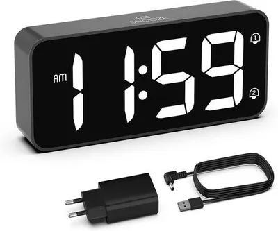 Obrázok produktu pre Digitálny LED budík s káblom