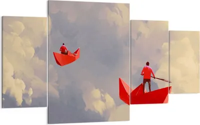 Produktbild von Bild auf Leinwand - Leinwandbild - Abstraktion modern - 160x90cm - Wand Bild - Wanddeko - Leinwanddruck - Bilder - Kunstdruck - Wanddekoration - Leinwand bilder - Wandkunst - DL160x90-3832