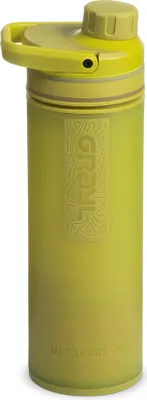 Produktbild von Grayl UltraPress, 500 ml, Wandern, Grün, Acrylnitril-Butadien-Styrol (ABS), Polypropylen (PP), Silikon, Thermoplastisches Elastomer (TPE), Erwachsener, Mann/Frau