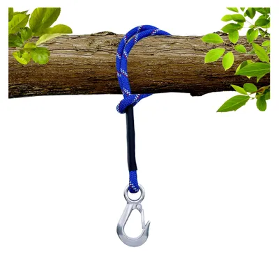 Produktbild von Schaukelaufhängung Seil 50 cm mit Karabiner für Hängematten und Schaukeln