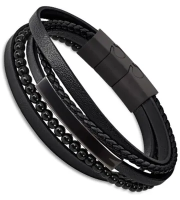Immagine prodotto di Lotus LS2144/2/4 bracciale da uomo in acciaio inossidabile nero 22 cm