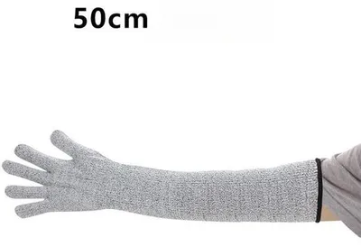 Produktbild von Armbeschermers für Hunde, Anti-Krabbenhandschuhe, 3 Stück, 50 cm, Grau