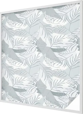 Obrázok produktu pre Vitrážová fólia na okno - 116x100 cm - vitrážový vzor - nepriehľadná dekoratívna fólia na ochranu súkromia - samolepiaca, UV ochrana - jemné listy