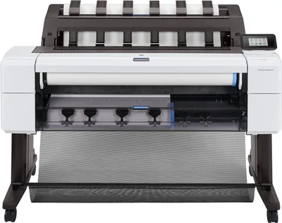 Produktbild von HP Designjet T1600dr 36 Zoll Drucker, Thermal Inkjet, 2400 x 1200 DPI, HP-GL/2, TIFF, JPEG, HP-RTL, CALS G4, Cyan, Foto schwarz, Mattschwarz, Magenta, Gelb, Grau, 2400 x 1200 DPI, 1 universal printhead