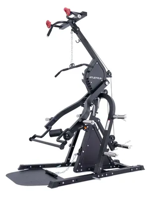 Produktbild von ATLETICA Triton | Multigym Triplex Station | Basic Model | Ganzkörpertraining auf kompakten Raum | Latzug Station mit Klimmzugstange