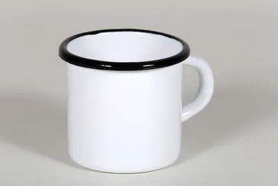 Produktbild von Karl Krüger 181, Einzelbild, 0,35 l, Schwarz, Weiß, Stahl, 1 Stück(e), 8 cm