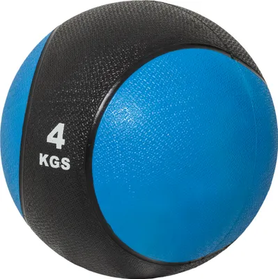Produktbild von GORILLA SPORTS® Medizinball - 4kg Gewichte, mit griffiger Oberfläche, aus Gummi, Blau - Slam Ball, Gewichtsball, Trainingsball, Slamball