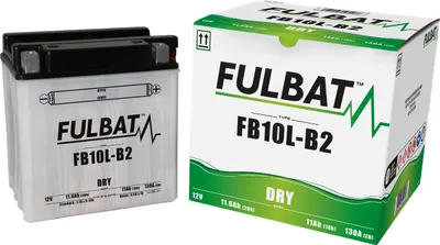 Obrázok produktu pre FULBAT FUL DRY batéria - FB10L-B2 / YB10L-B2 (suchá, servisná, vrátane kyseliny)