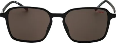 Image de Hugo Boss - Lunettes de soleil hommes/femmes unie SY1674 (taille unique) (Noir)