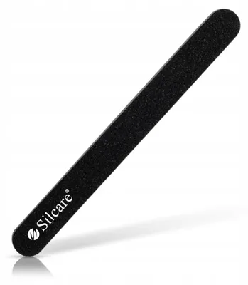 Produktbild von Silcare Gerade Nagelfeile 100/180 Schwarz