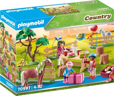 Produktbild von PLAYMOBIL Country 70997 Przyjęcie urodzinowe dla dzieci na farmie kucyków