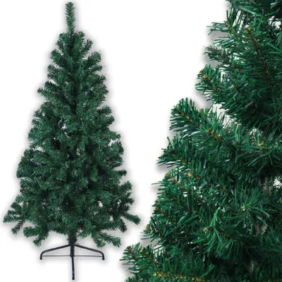 Obrázek produktu pro Umělý vánoční stromek z kavkazské jedle, výška 150 cm, hustý, se stojanem, zelený
