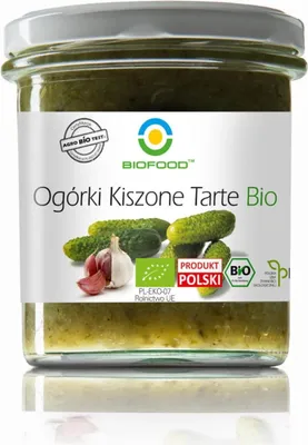 Zdjęcie produktu dla Ogórki kiszone tarte EKO 280 g