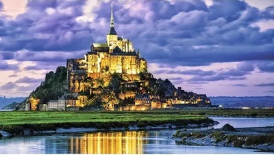 Produktbild von Fototapete Vlies 1616 VEXXL Mont Saint-Michel 3-tlg. 312 x 219 cm