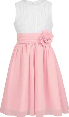 Produktbild von Mädchen Prinzessin Kleid Gr. 128 Cm Blumenmädchenkleider für Hochzeit Party Brautjungfern Festzug Festliches Kleid
