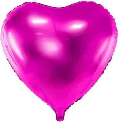Obrázok produktu pre Fóliový balón srdce 35 cm ružový